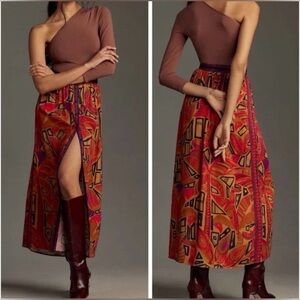 Farm Rio Cool Tropical Maxi Skirt
